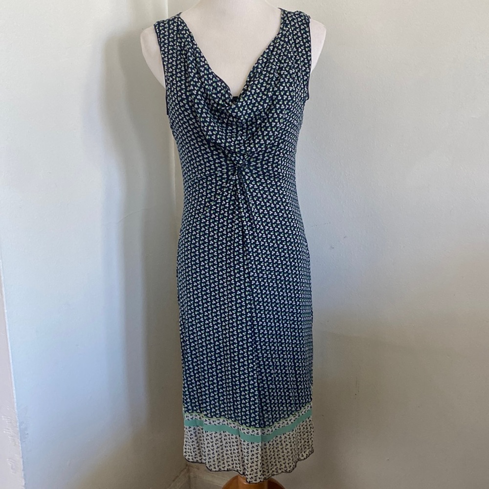 Max Studio- Sleeveless Cowl Neck Dress